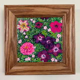 "A Piece of Nana's Flowerbed" Original Painting