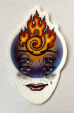 "Fire" Vinyl Sticker