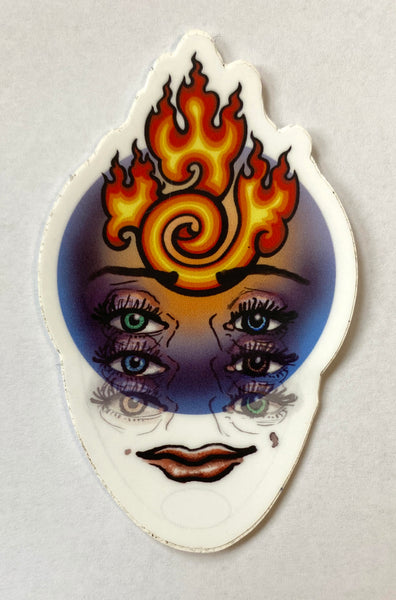 "Fire" Vinyl Sticker