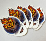 "Fire" Vinyl Sticker