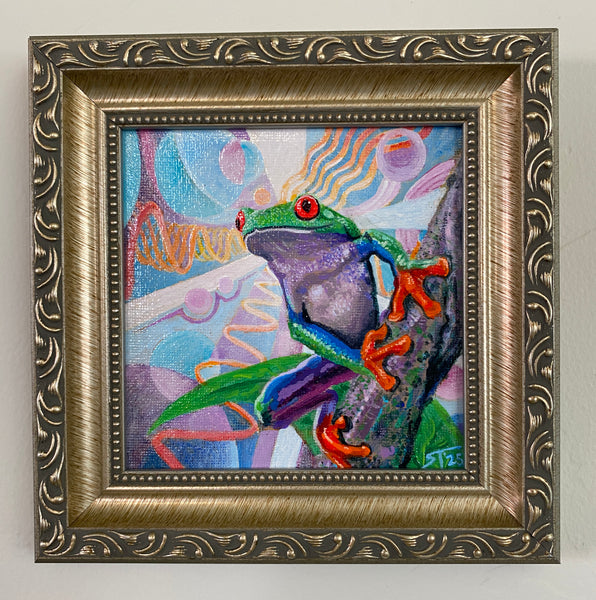 "Froggy Thoughts" Original Painting