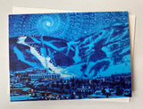 "Park City Nightlife" Greeting Card