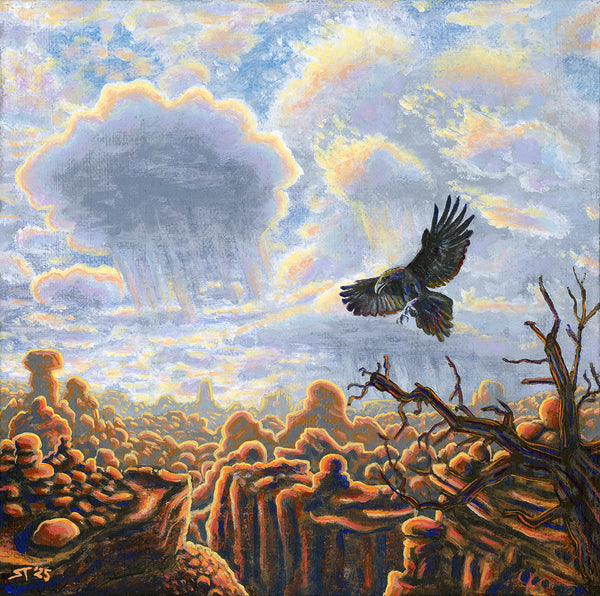 "Springtime Showers, Somewhere Near Moab" Limited Edition Signed and Numbered Prints