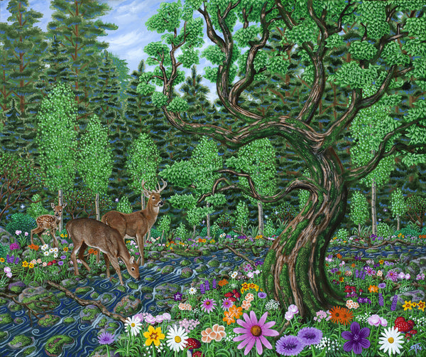 絵画 brook The Babbling Brook – The Art of Scott Tuckfield