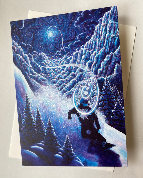 "The Moonlight Ride" Greeting Card