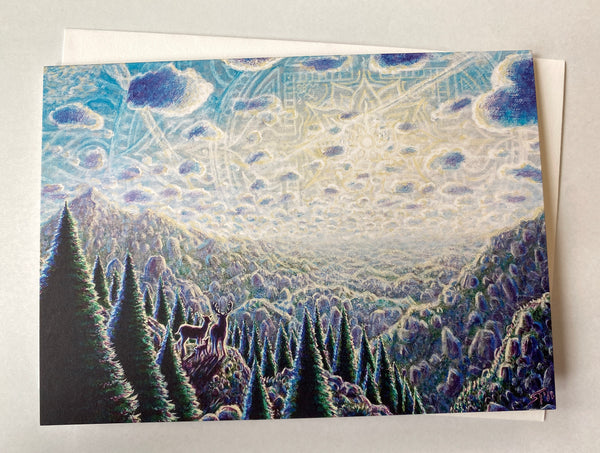 "The Scent of Spruce" Greeting Card